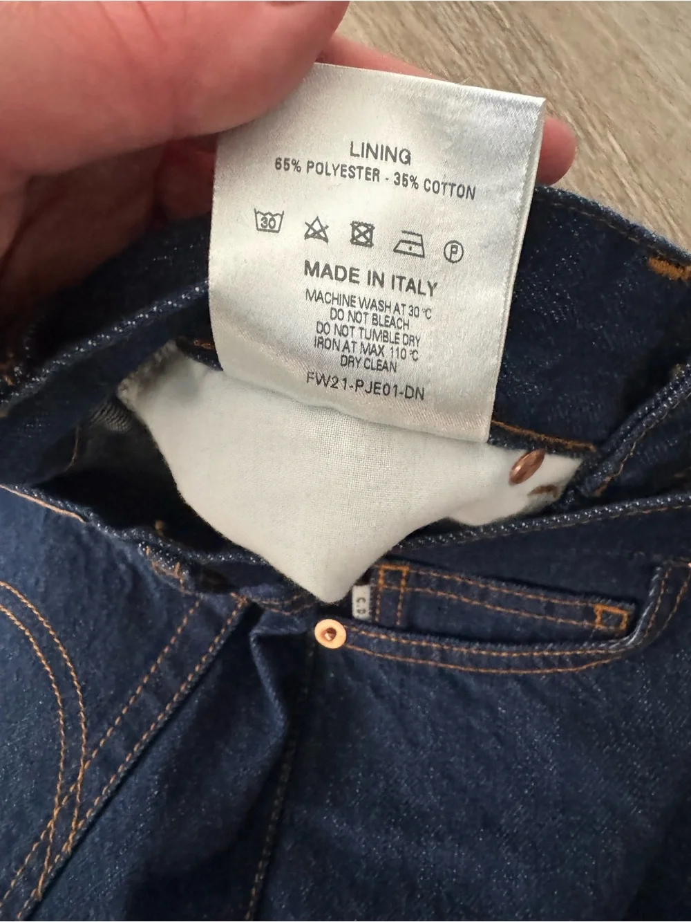 NWT Blazé Dark Nariida Night Paso High Rise Straight Jeans 0